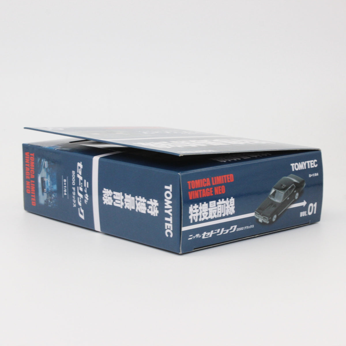 【USED】トミカリミテッドヴィンテージ 1/64 特捜最前線 01 ニッサン セドリック 2000 デラックス (黒)