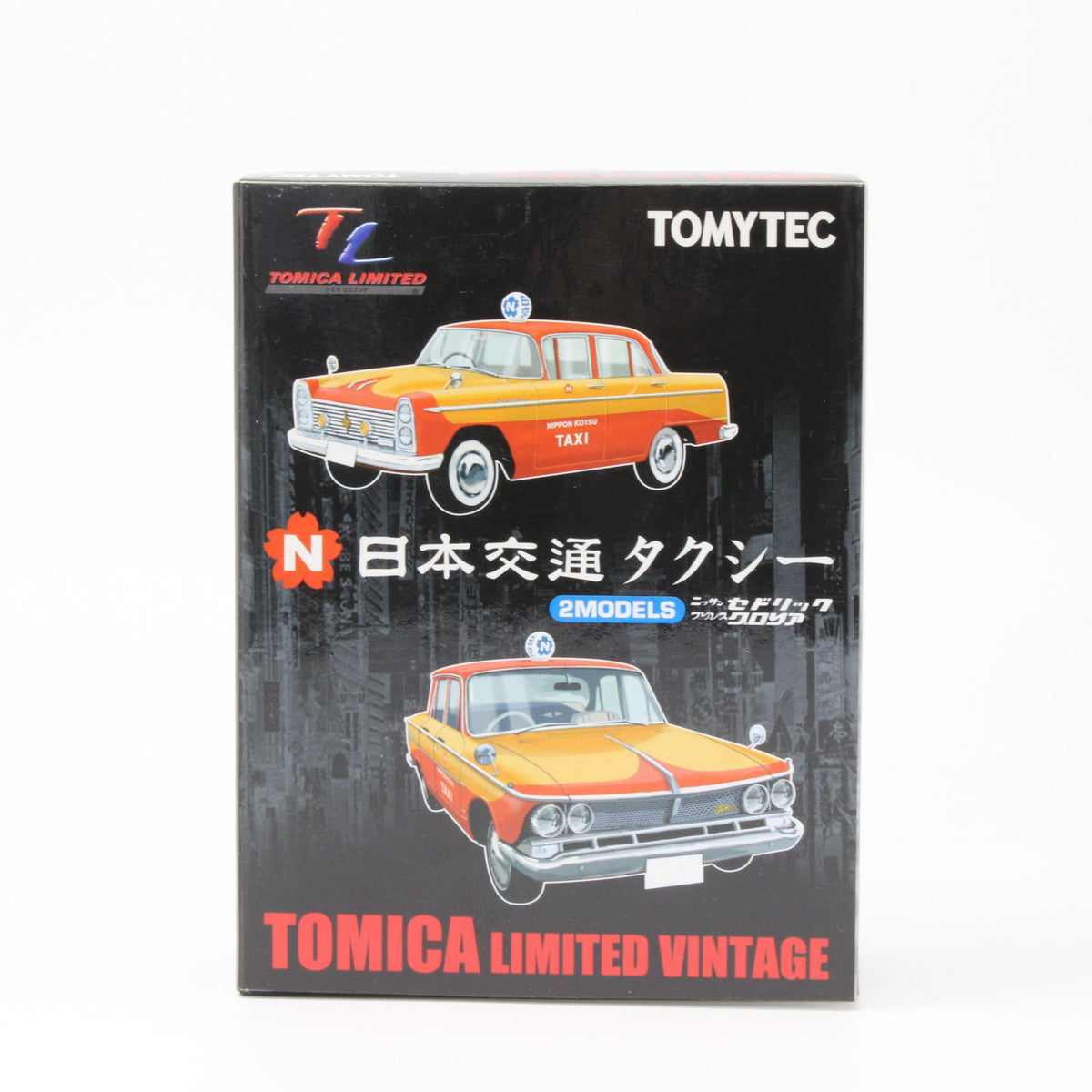 【USED】トミカリミテッドヴィンテージ 1/64 日本交通タクシー 2MODELS ニッサン セドリック & プリンス グロリア