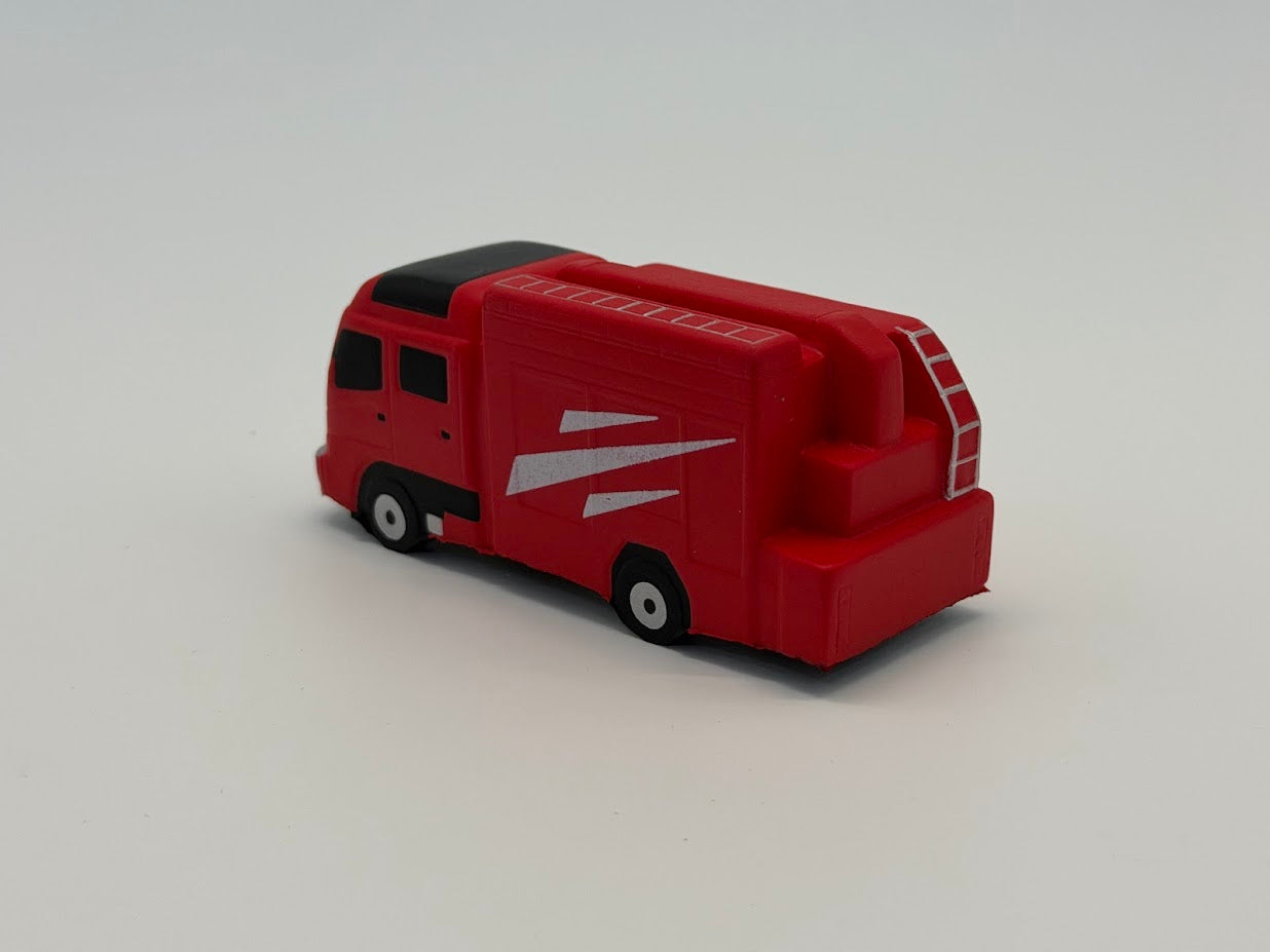 ASPEDA　スクイーズミニカー　消防救助工作車　ペイント入り