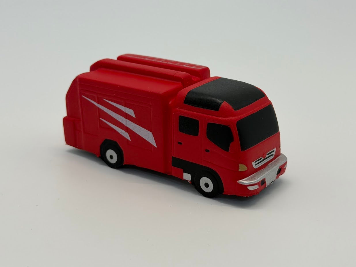 ASPEDA　スクイーズミニカー　消防救助工作車　ペイント入り