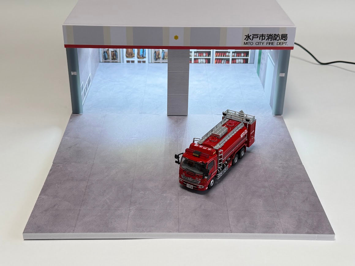 Fast Diorama 1/64 消防署ジオラマ (水戸市消防局) 限定品 – ミニカー