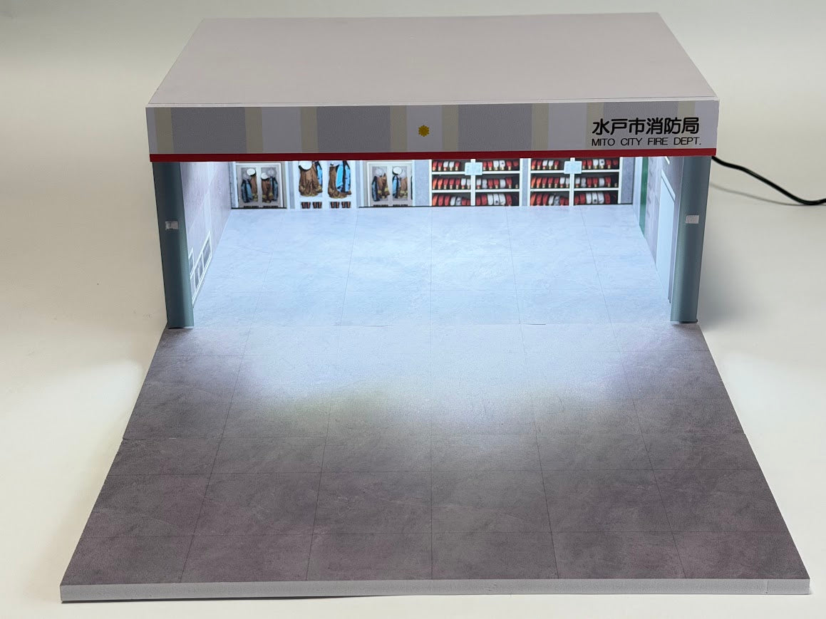 Fast Diorama  1/64  消防署ジオラマ (水戸市消防局)　限定品