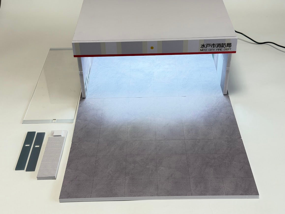 Fast Diorama  1/64  消防署ジオラマ (水戸市消防局)　限定品