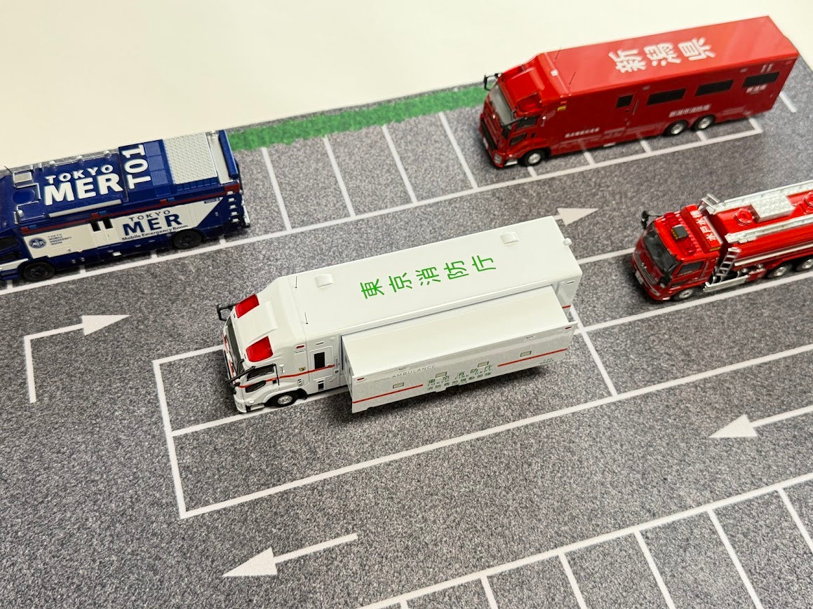 ASPEDAアスピーダ　ミニカージオラママット　駐車場パーキング　1/64サイズ