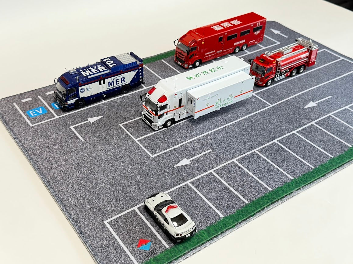 ASPEDAアスピーダ　ミニカージオラママット　駐車場パーキング　1/64サイズ