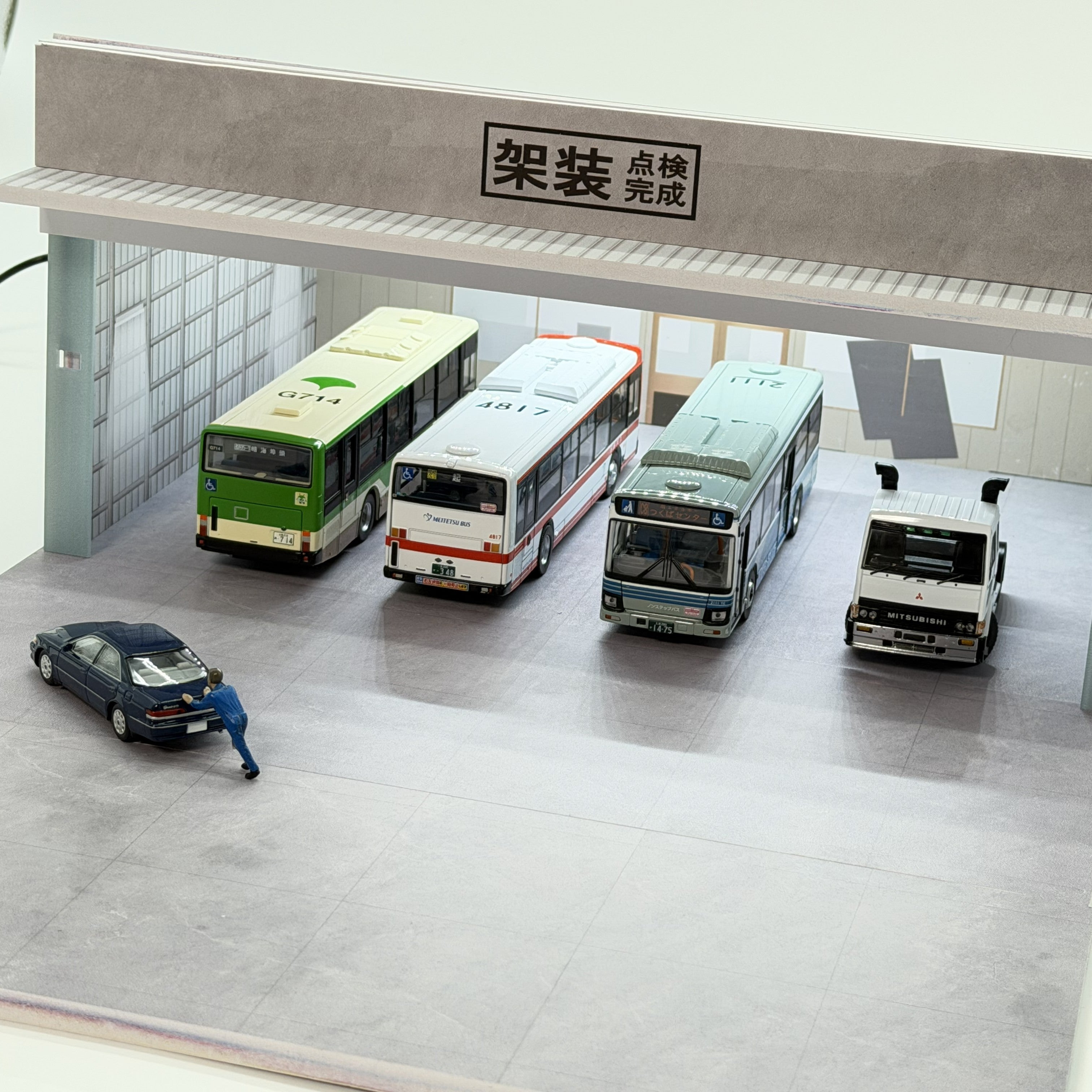 ご予約受付】 特注品 助川車体工業 Fast Diorama 1/64 大型バス・大型