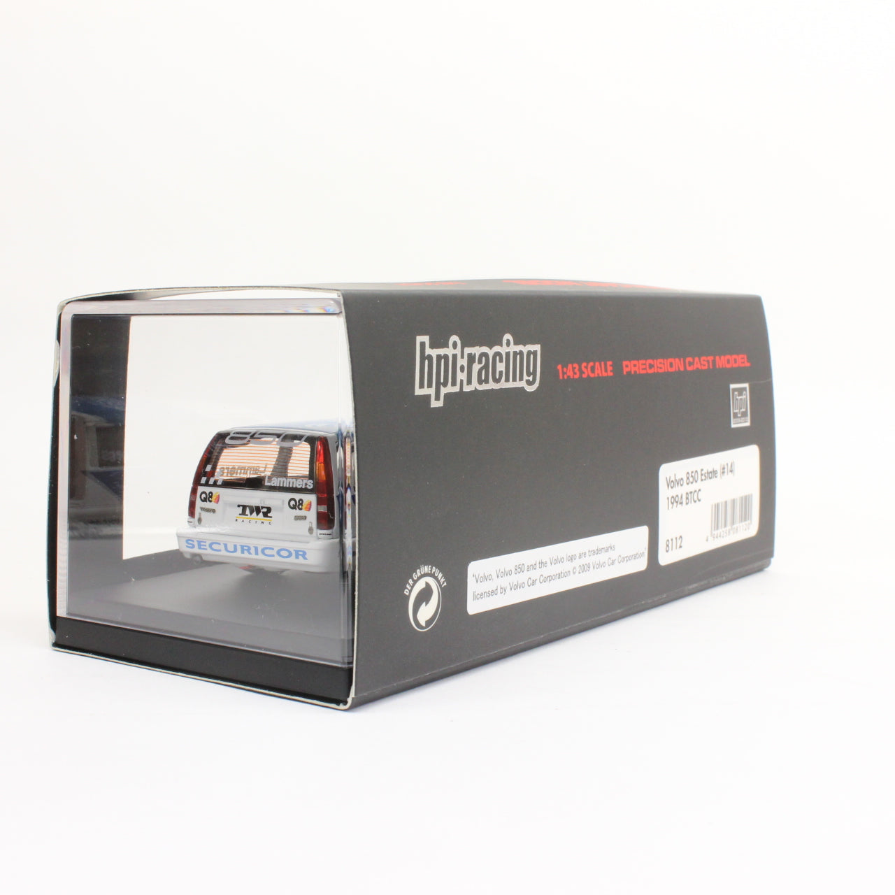 hpiレーシング 1/43 ボルボ 850 エステート (#14) 1994 BTCC / hpi