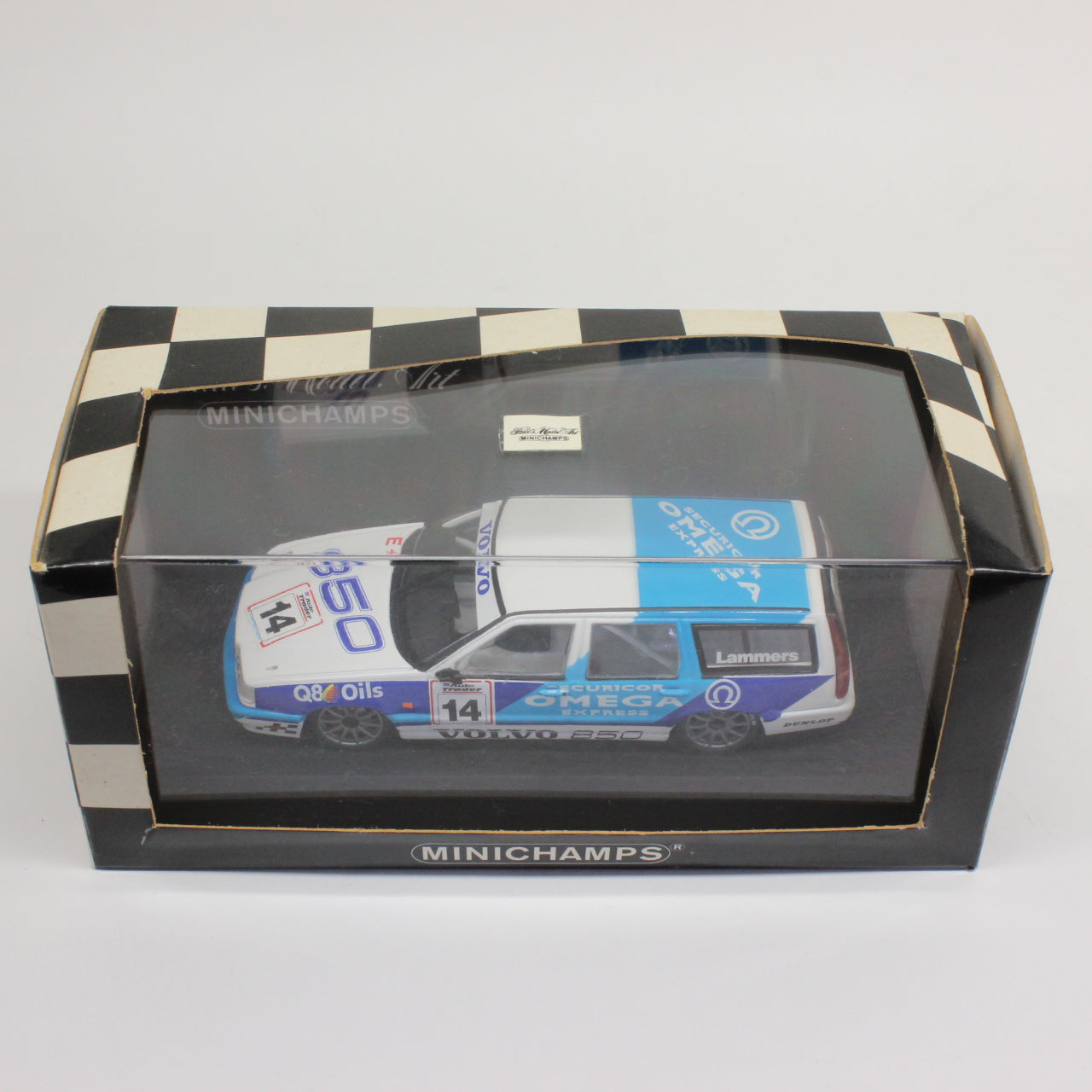 ミニチャンプスVolvo 850 BTCC仕様 ミニカー 1/43 ミニチャンプス 1/43 ボルボ 850 ブレイク BTCC 1994 ヤン・ラマース
