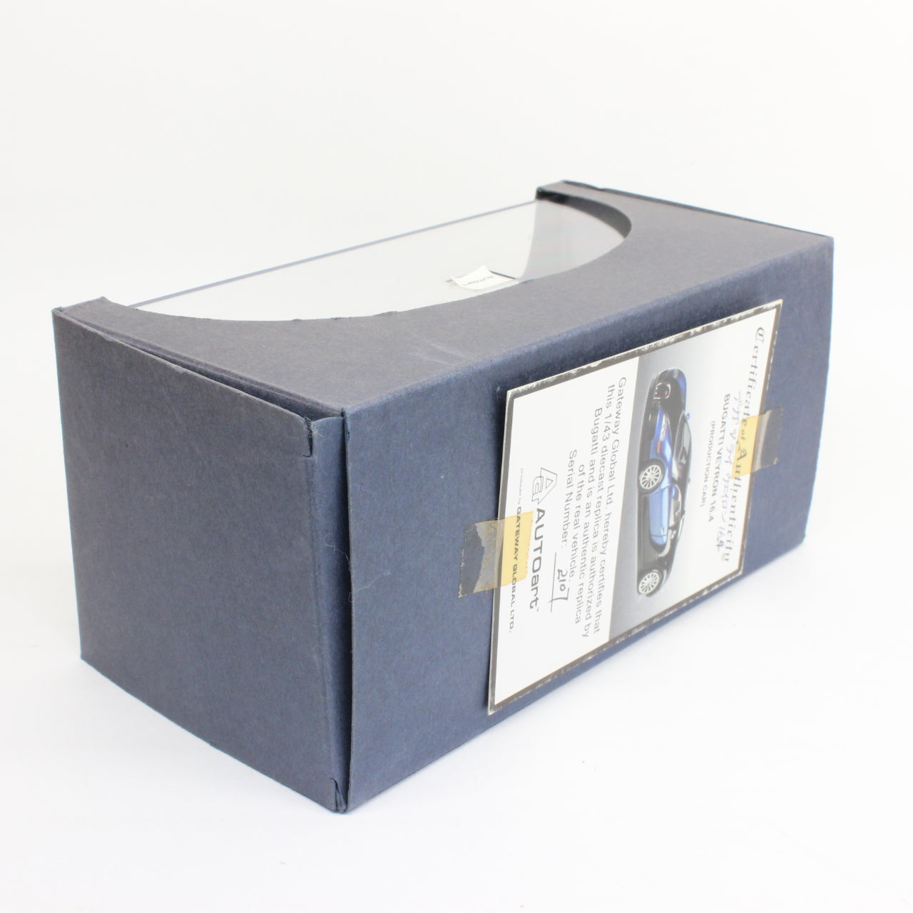 AUTO art 1/43 Bugatti 16.4 Veyron (black/blue) / ブガッティ 16.4 ヴェイロン (黒/青)