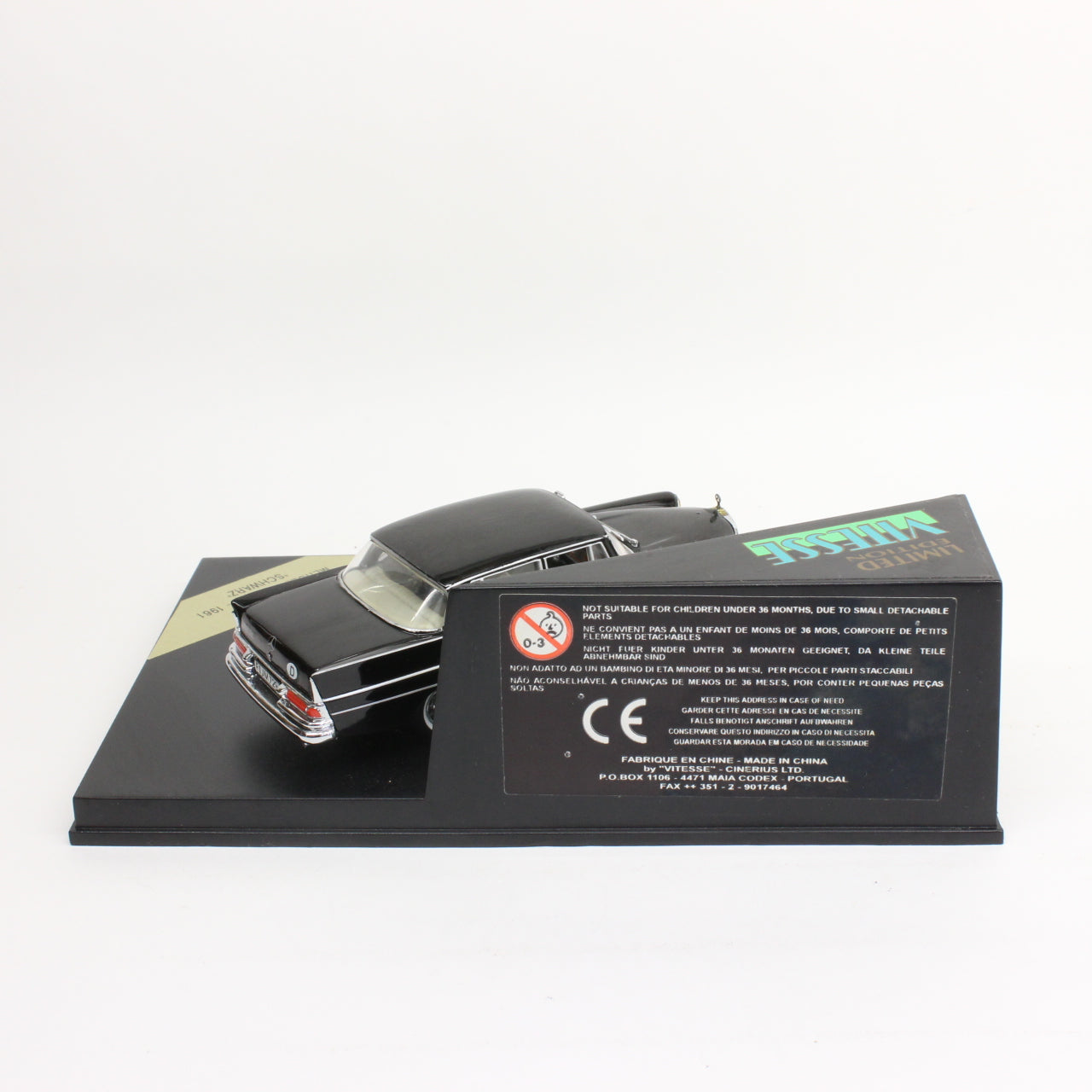 VITESSE 1/43 L149A メルセデス 300SE 1961(黒) / MERCEDES - 1961 "SCHWARZ"(Black)