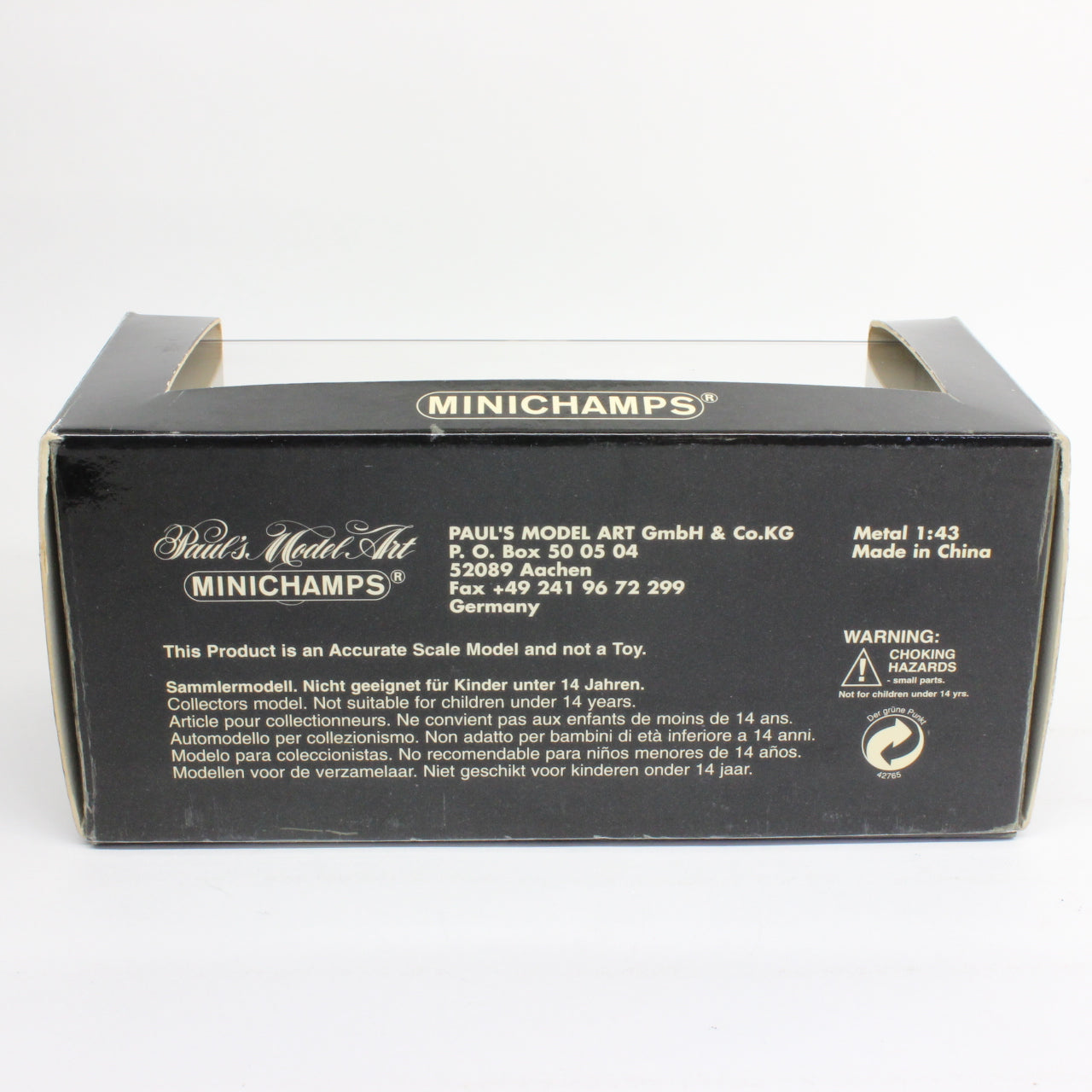 MINICHAMPS 1/43 オペル レコルト 'C' 2ドア 1966(ゴールド) / Opel Rekord 'C' 2-Door 1966 Gold