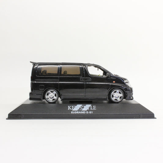 VIPcar 1/43 ケンスタイルNEWエルグラント(ブラック) / KENSTYLE NEW ELGRAND (Black)