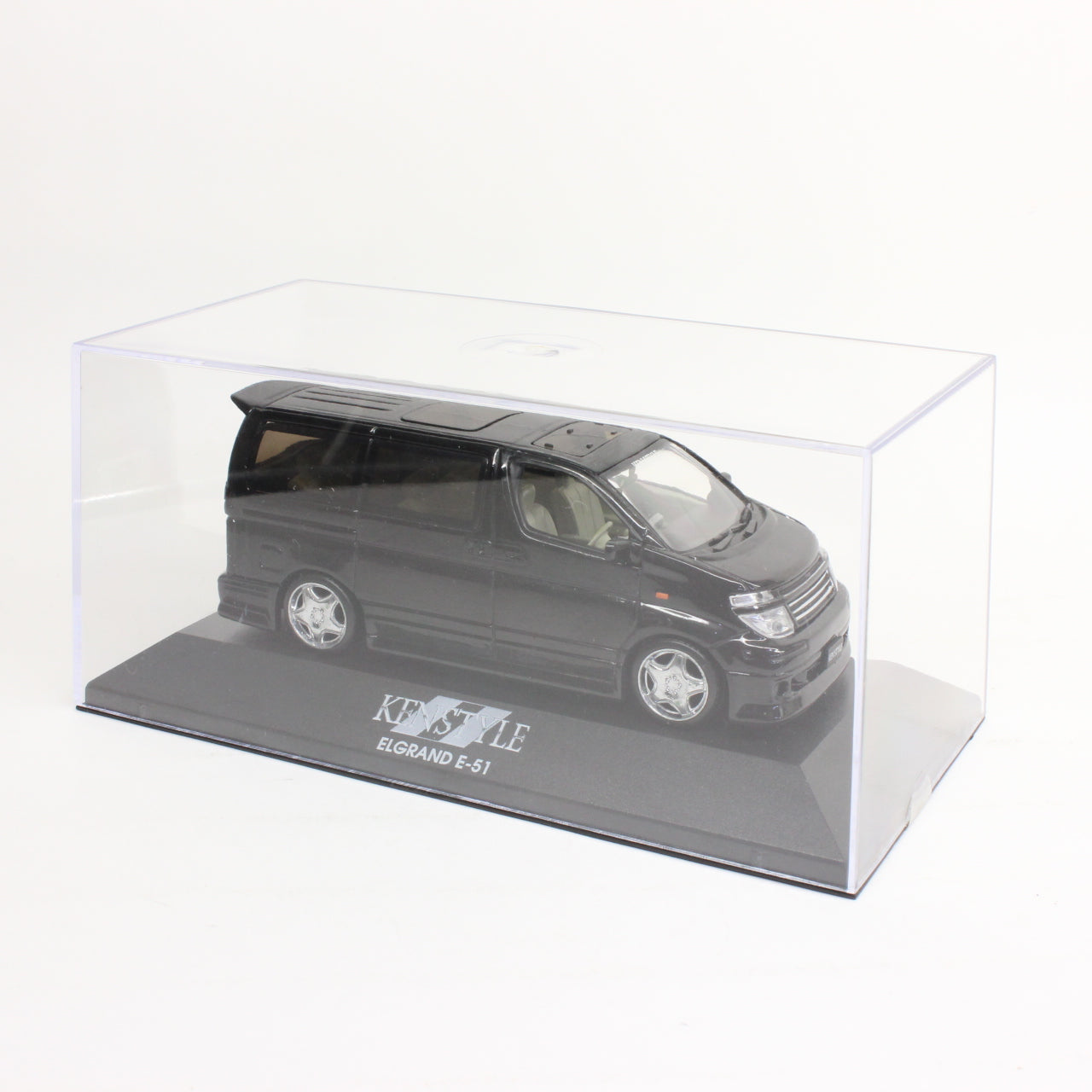 VIPcar 1/43 ケンスタイルNEWエルグラント(ブラック) / KENSTYLE NEW ELGRAND (Black)