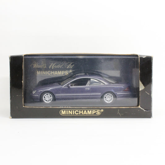 MINICHAMPS 1/43 Mercedes Benz CL500 1999 (Blue metallic)