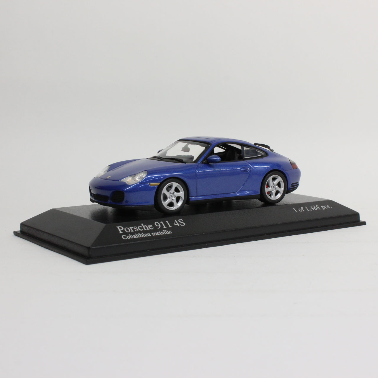 ミニチャンプス 1/43 ポルシェ 911 4S 2001 ブルーメタリック