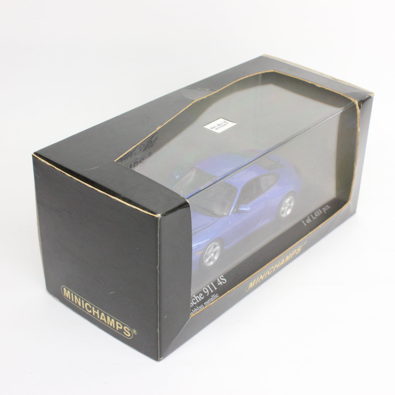 ミニチャンプス 1/43 ポルシェ 911 4S 2001 ブルーメタリック