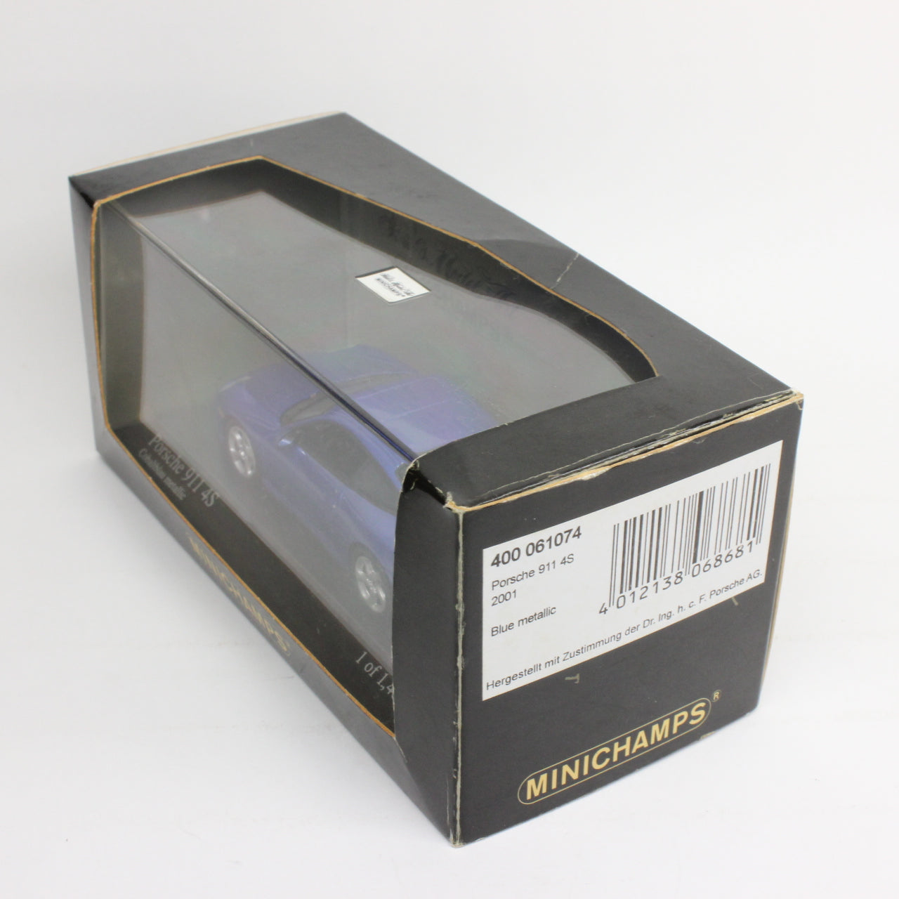 MINICHAMPS 1/43 Porsche 911 4S 2001 (Blue metallic)