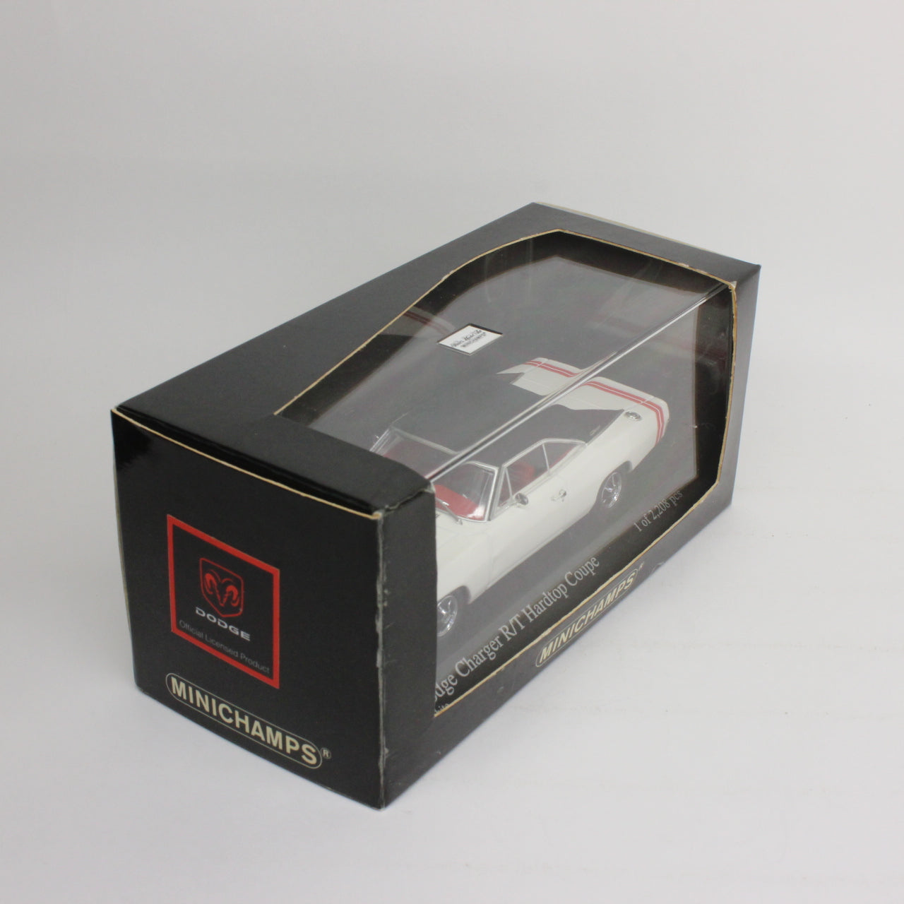 MINICHAMPS 1/43 Dodge Charger R/T Hardtop Coupe 1968 (White)