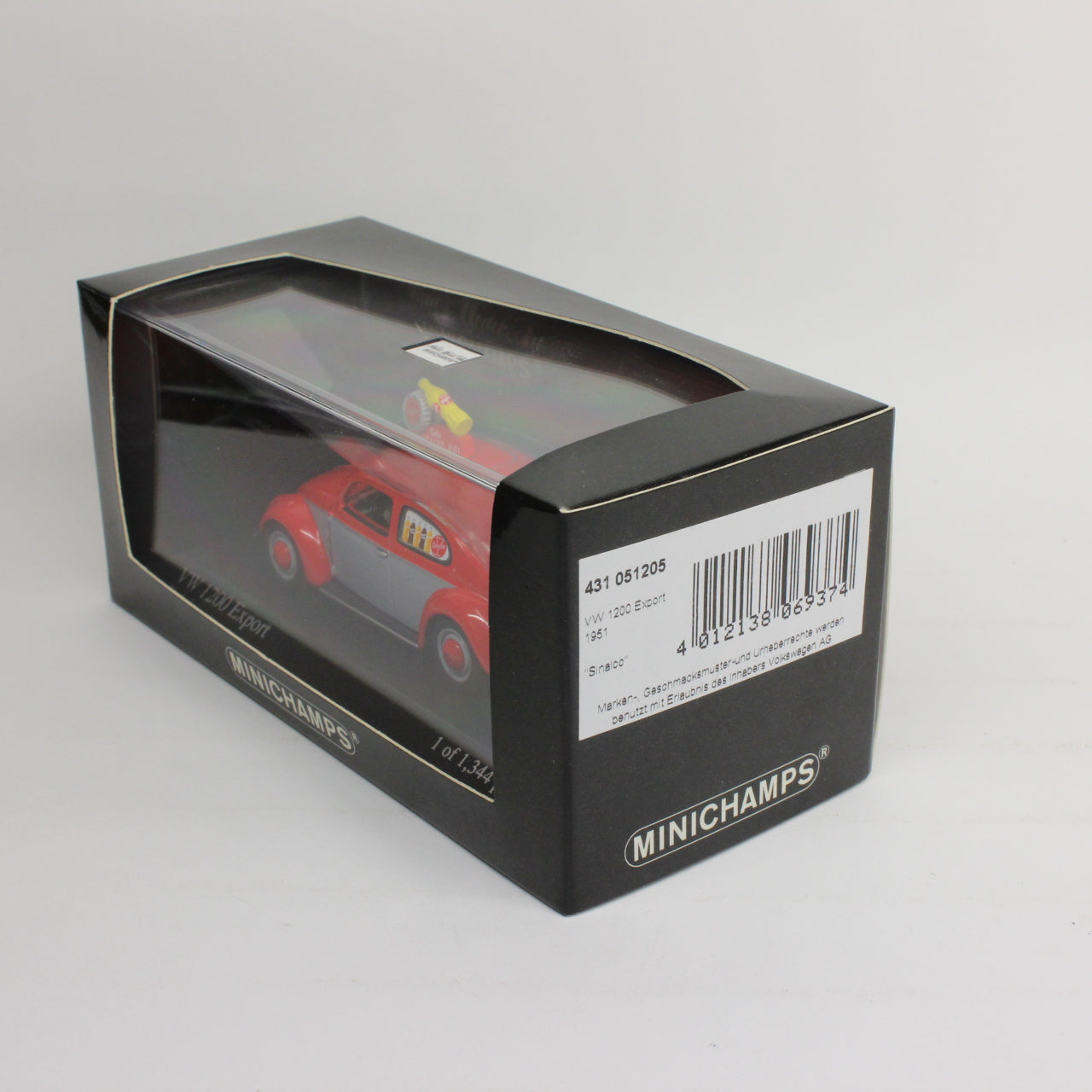 MINICHAMPS 1/43 Volkswagen 1200 Export 1951 "Sinalco"