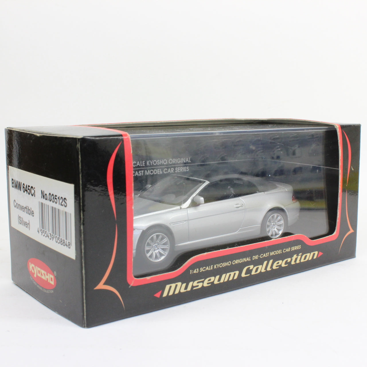 Kyosho / Museum Collection 1/43 BMW 645Ci Convertible (Silver)