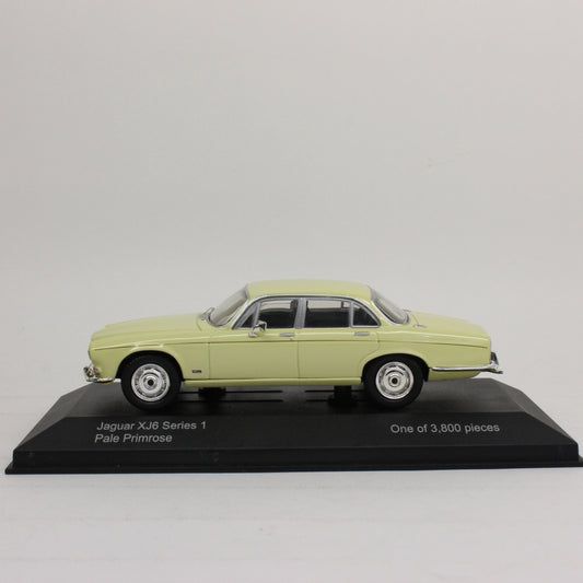 VANGUARDS 1/43 JAGUAR XJ6 SERIES 1 PALE PRIMROSE