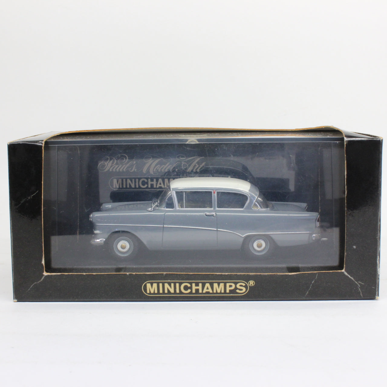 MINICHAMPS 1/43 Opel Rekord P1 Saloon 1958 (blue/white)