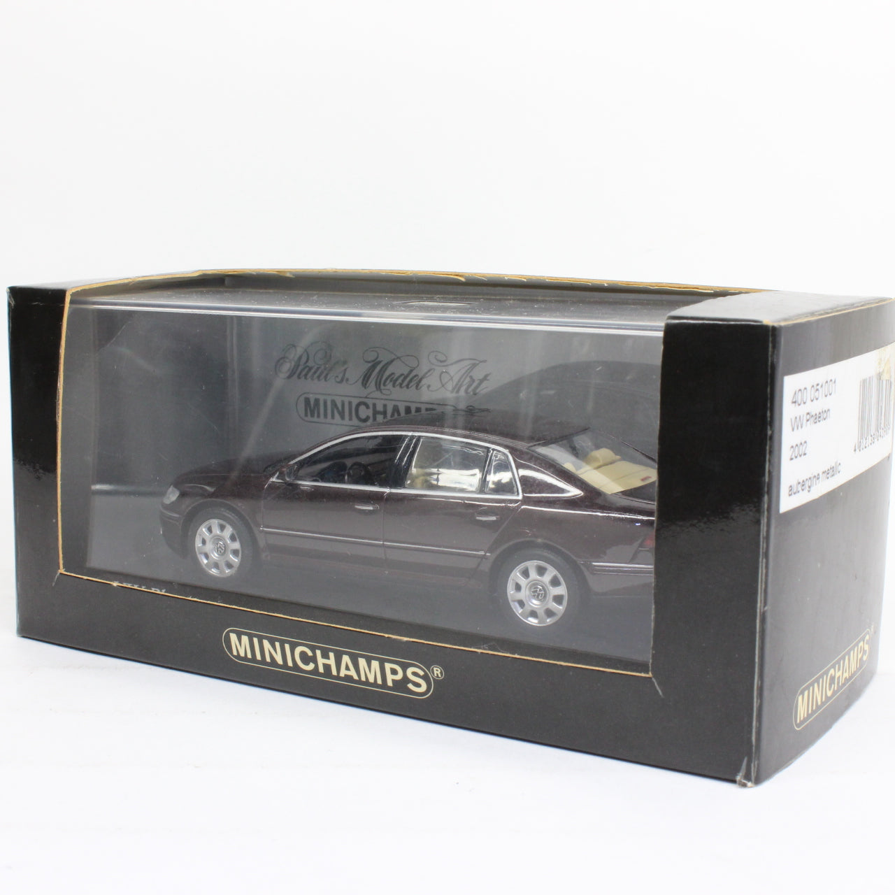 MINICHAMPS 1/43 VW Phaeton 2002 (aubergine metallic)