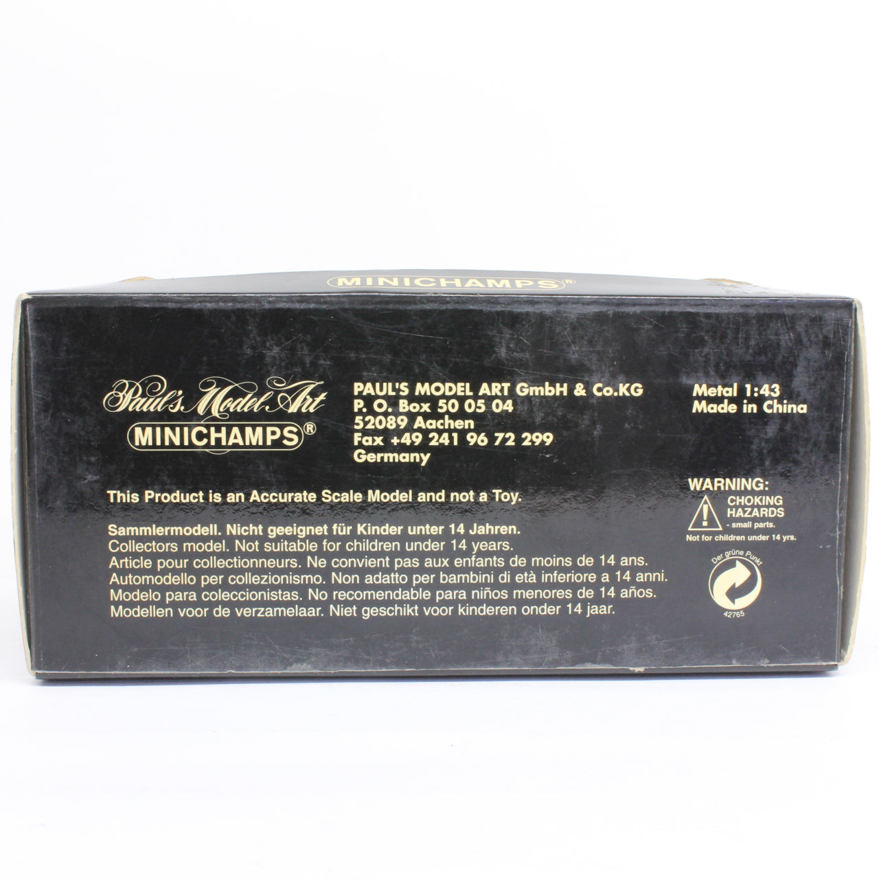 MINICHAMPS 1/43 Ford Mondeo Fastback 2001 (silver metallic)