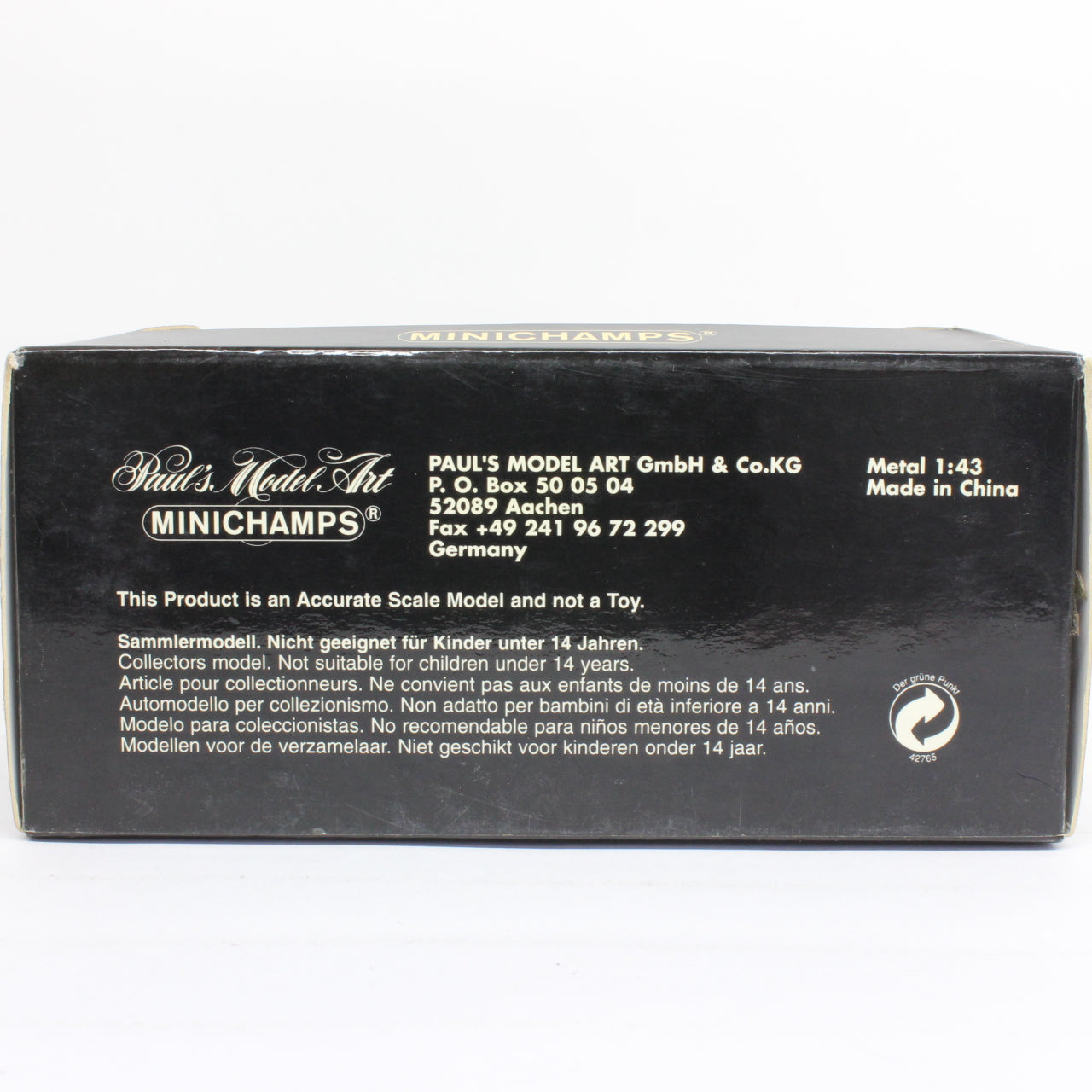 MINICHAMPS 1/43 Ford Focus C-MAX 2003 (Orange metallic)