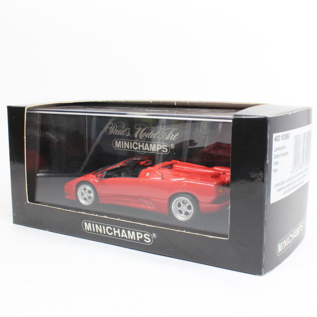 MINICHAMPS 1/43Lamborghini Diablo Roadster 1994 (red))