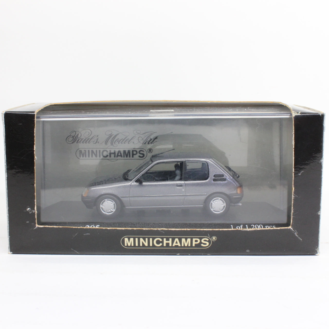 MINICHAMPS 1/43 Peugeot 205 XR 1990 (Grey metallic)