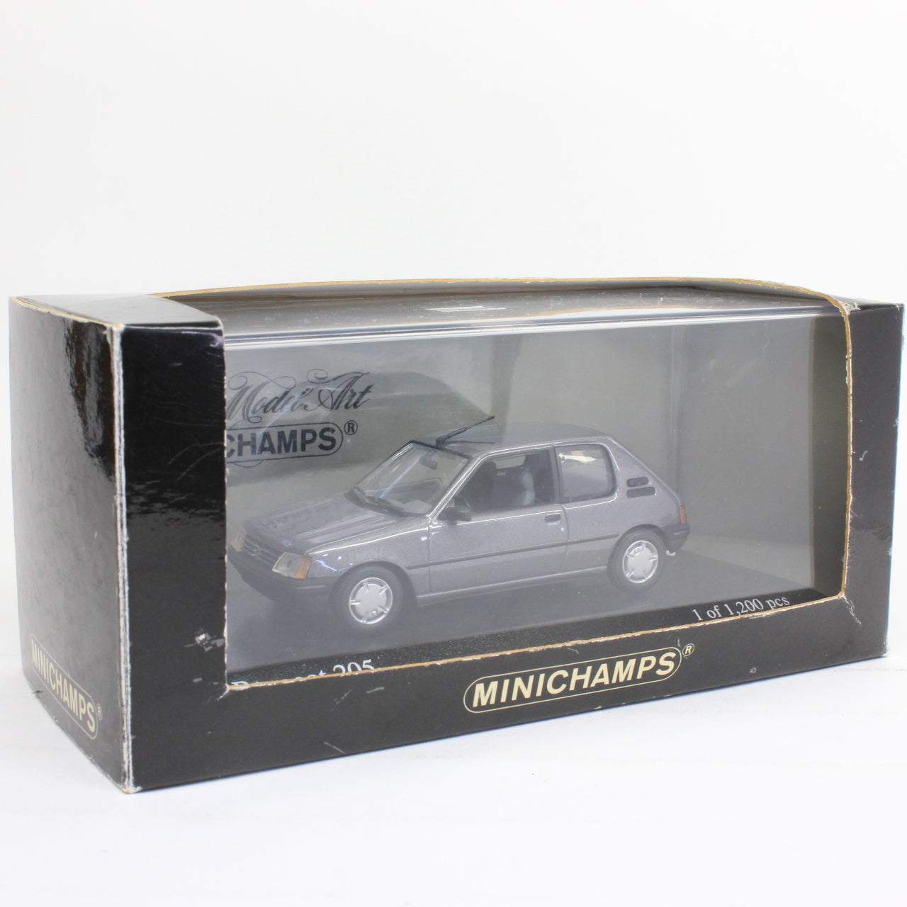 MINICHAMPS 1/43 Peugeot 205 XR 1990 (Grey metallic)
