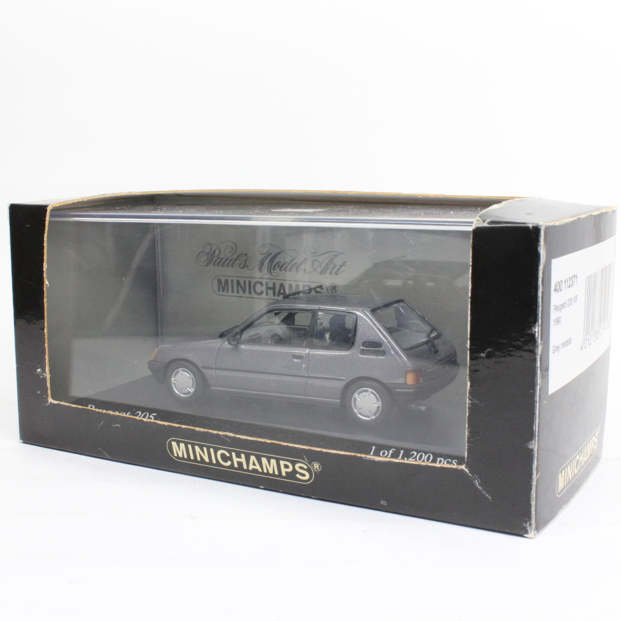 MINICHAMPS 1/43 Peugeot 205 XR 1990 (Grey metallic)