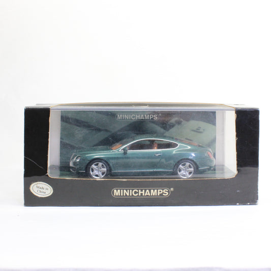 MINICHAMPS 1/43 BENTLEY CONTINENTAL GT 2003 GREEN METALLIC