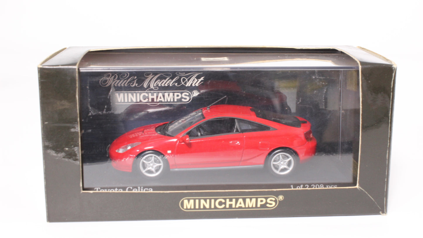 MINICHAMPS 1/43 Toyota Celica Red