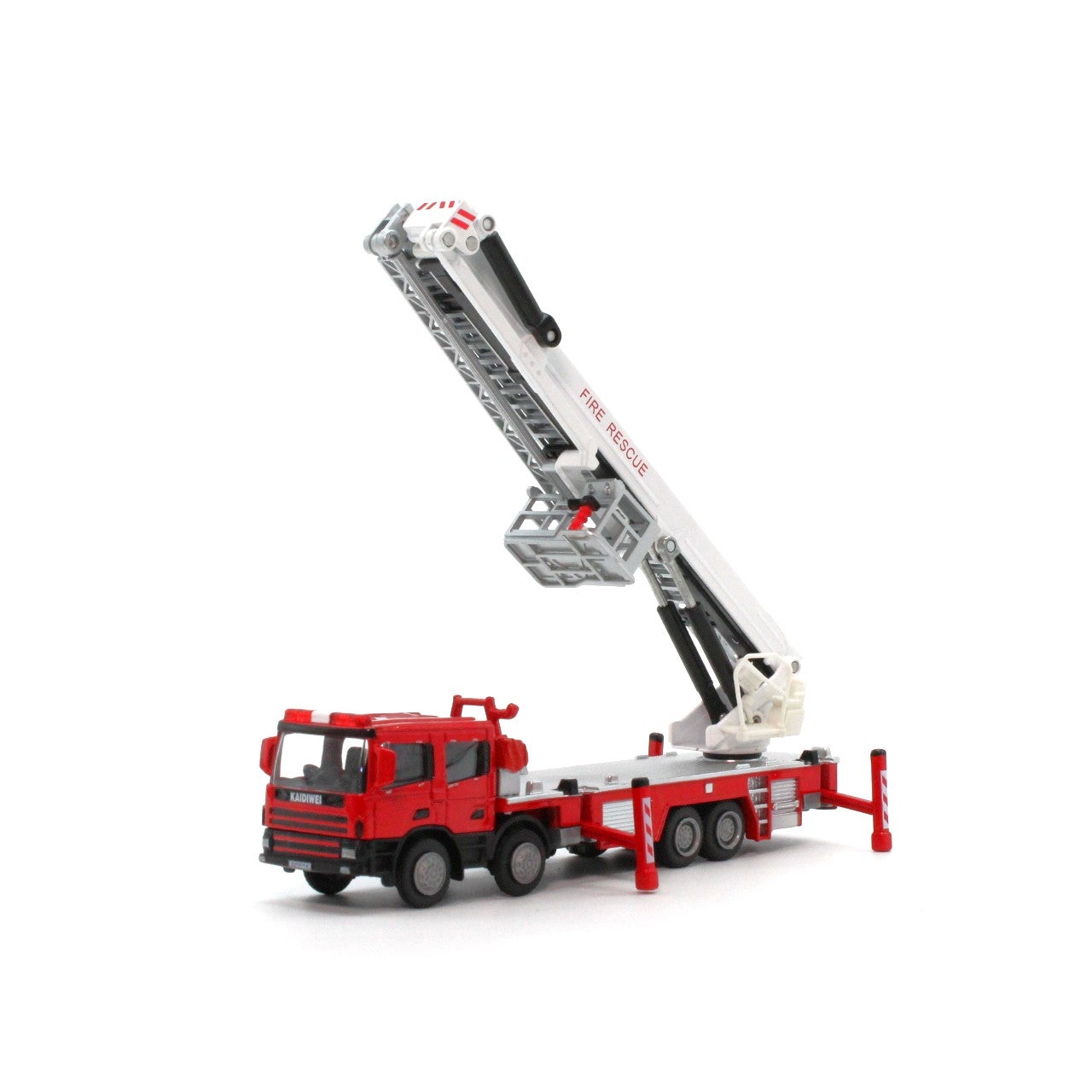 1/50　ダイキャスト消防車　はしご車 (白)