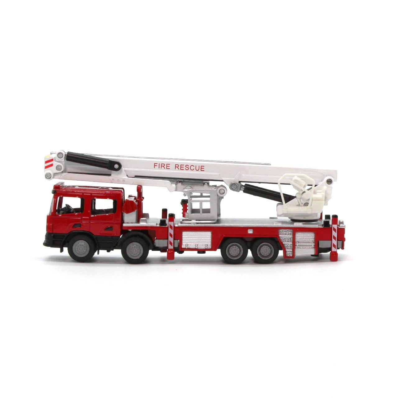 1/50　ダイキャスト消防車　はしご車 (白)