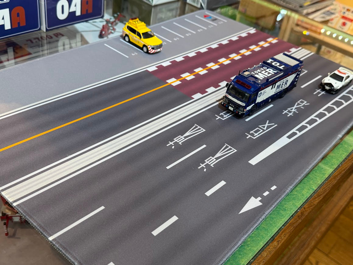 ASPEDA Miniature car diorama mat, parking lot, 1/64 scale