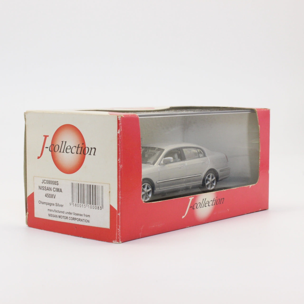 京商 / Jコレクション 1/43 日産 シーマ 450XV シャンパンシルバー / Kyosho / J Collection 1/43 Nissan CIMA 450XV champagne silver