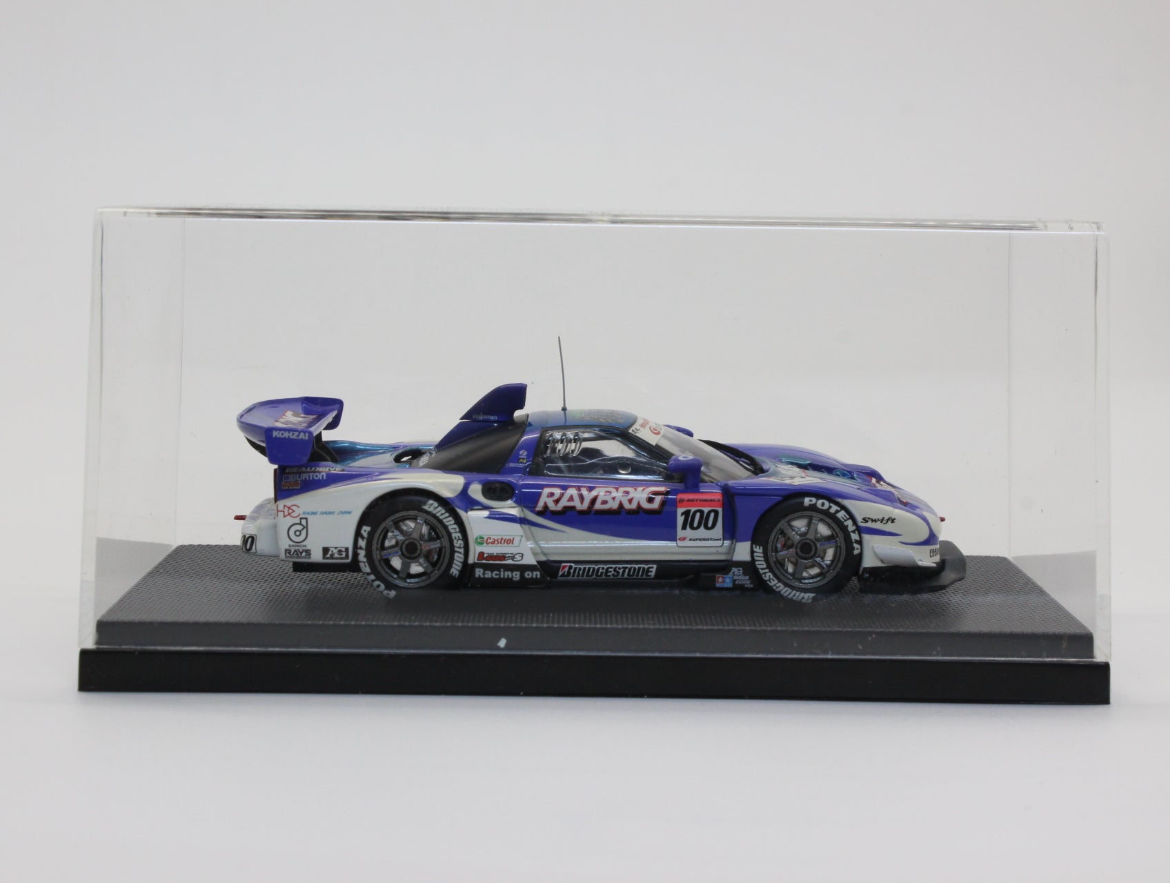 エブロ 1/43 スーパーGT 2005 レイブリッグ NSX 細川慎弥選手サイン