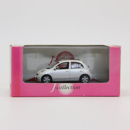 京商 / Jコレクション 1/43 日産 マーチ パールホワイト Kyosho / J Collection 1/43 Nissan MARCH pearl white