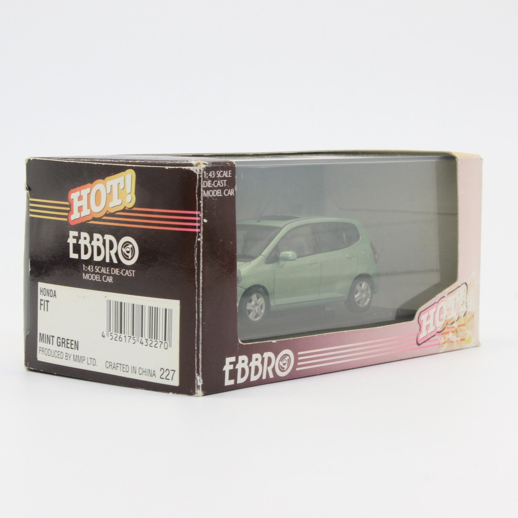エブロ 1/43 ホンダ フィット ミントグリーン / EBBRO 1/43 Honda FIT