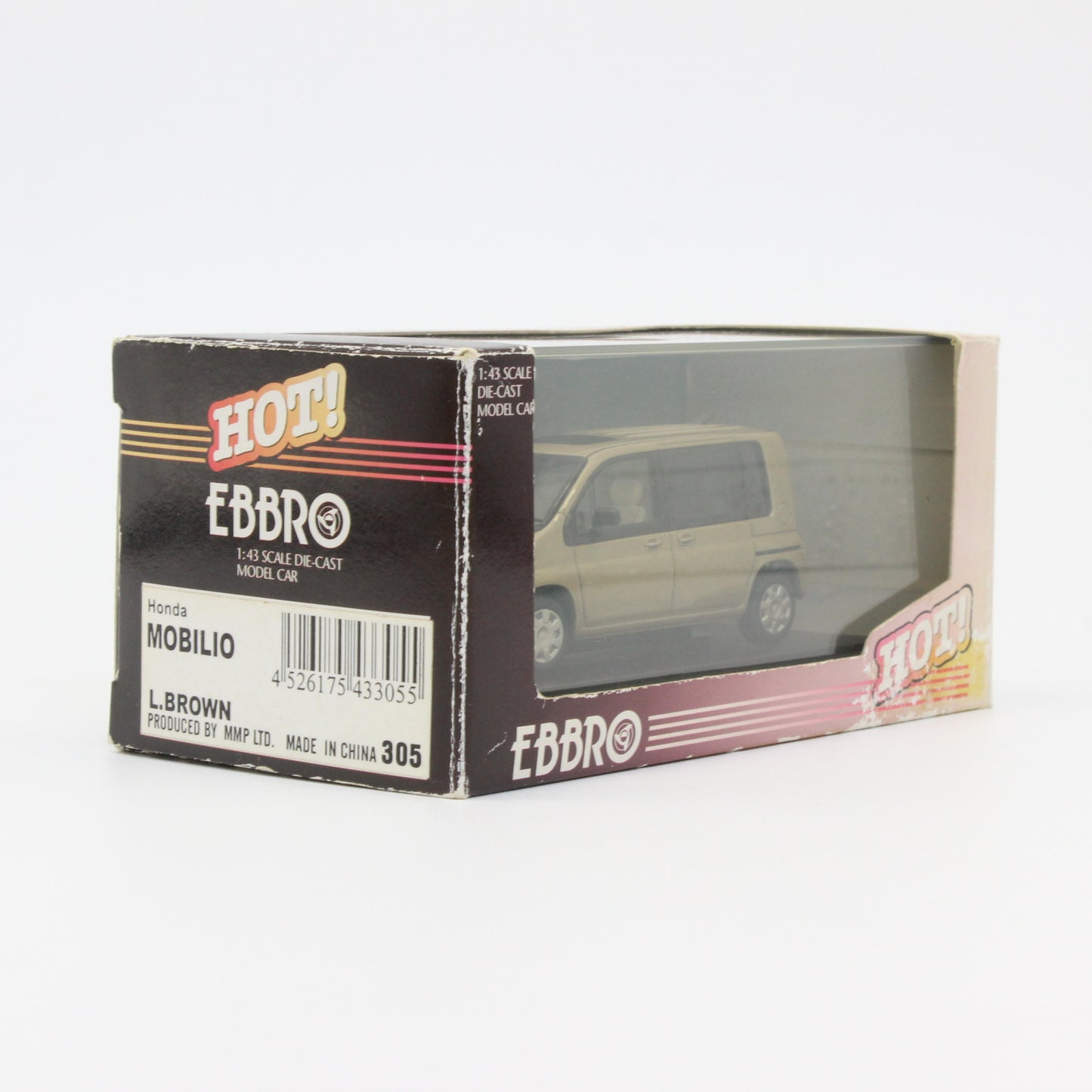 エブロ 1/43 ホンダ モビリオ L.ブラウン / EBBRO 1/43 Honda MOBILIO L.Brown