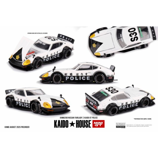 再入荷 MINI GT 1/64 Nissan フェアレディ Z Kaido GT ポリス(右ハンドル)