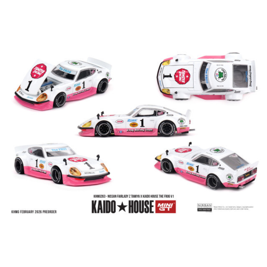MINI GT 1/64 Nissan フェアレディ Z TAMIYA x KAIDO HOUSE "マイティフロッグ" V1(右ハンドル)