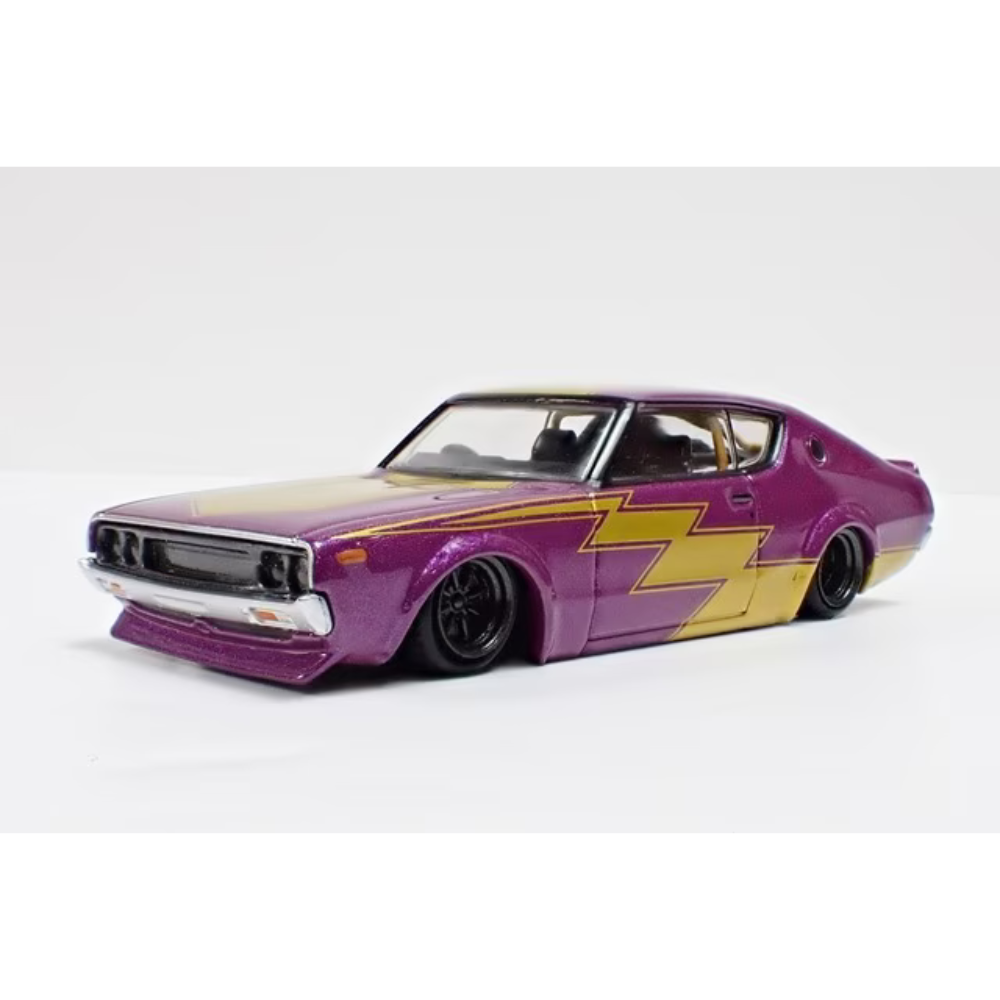 アオシマ 1/64 グラチャン15弾 ケンメリGT-R 1973年式（KPGC110）BoostGear 特注カラー（台座なし箱付き/1000個限定）
