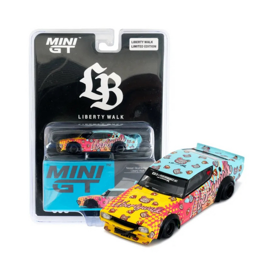 MINI GT 1/64 Nissan スカイライン ケンメリ リバティーウォーク LBWK KUMA(右ハンドル)