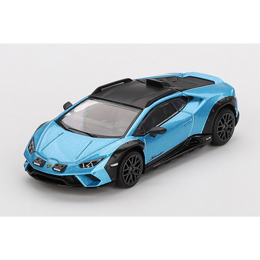 MINI GT 1/64 ランボルギーニ ウラカン ステラート Blu Aegir(ブルー)(左ハンドル)
