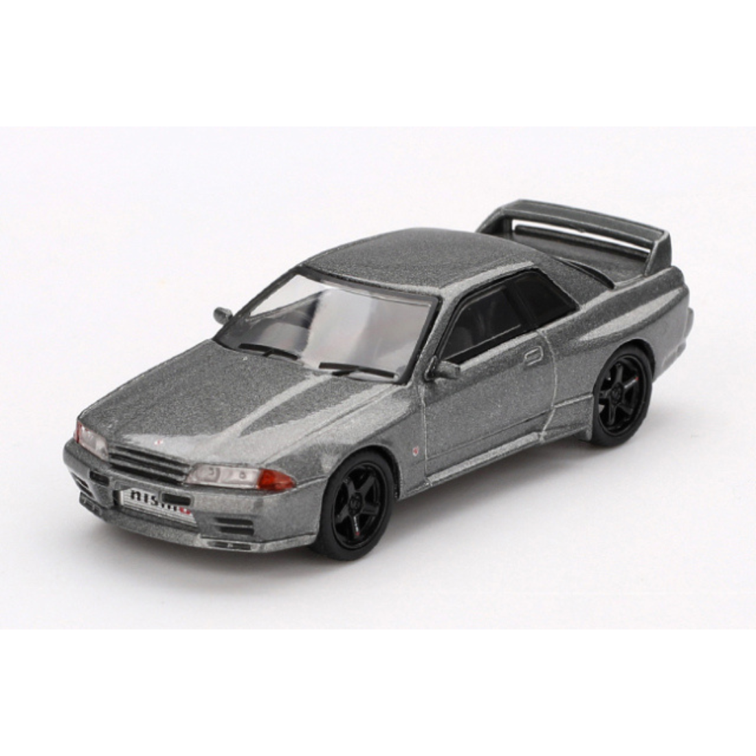 再入荷 MINI GT 1/64 Nissan スカイライン GT-R (NISMO BNR32 CRS Version) ダークメタルグレー(右ハンドル)