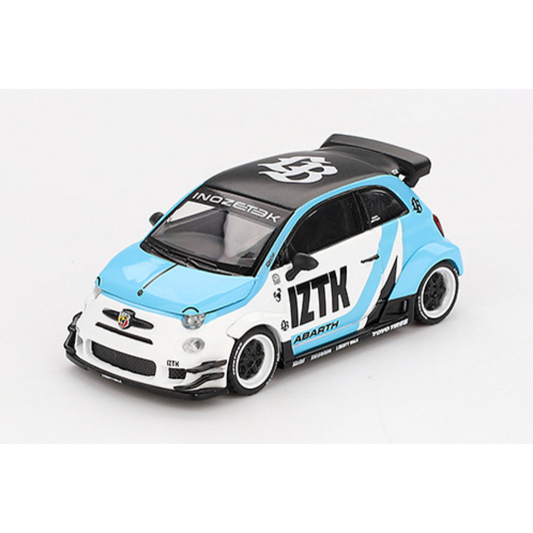 再入荷 MINI GT 1/64 アバルト 595 LB-WORKS x Abas Works IZTK(左ハンドル)